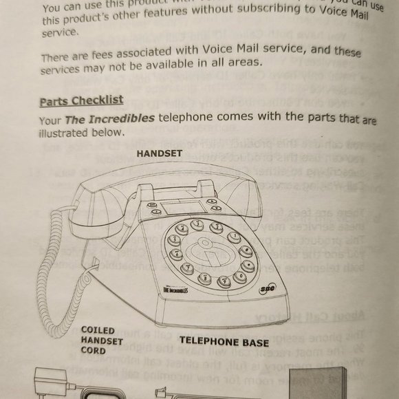 New!!! 2004 The Incredibles Disney Pixar SBC Red Collector's Phone! Vintage!!! - Picture 11 of 11